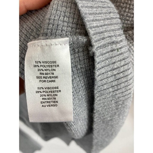 Tahari Waffle Knit Crop Sweater size Large - Picture 3 of 5